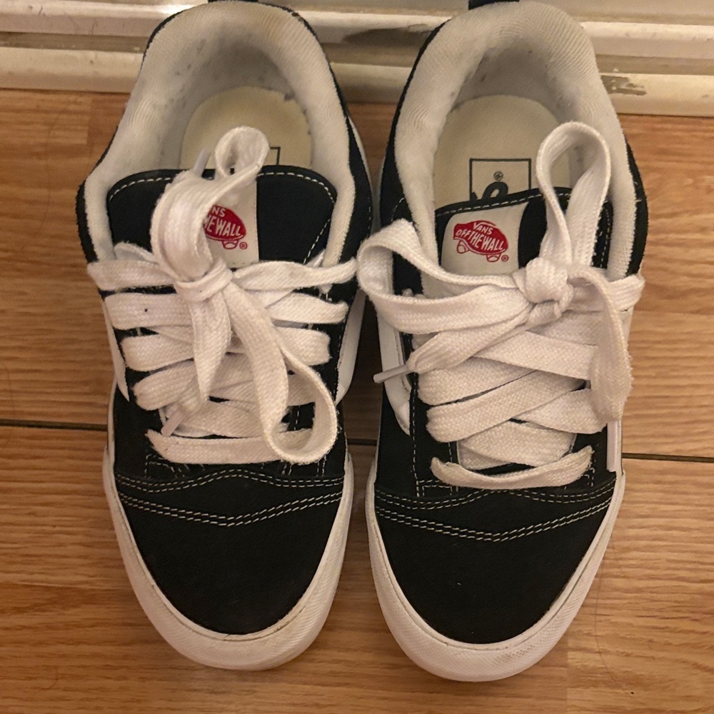 Vans Kids Black and White Sneakers chunky
